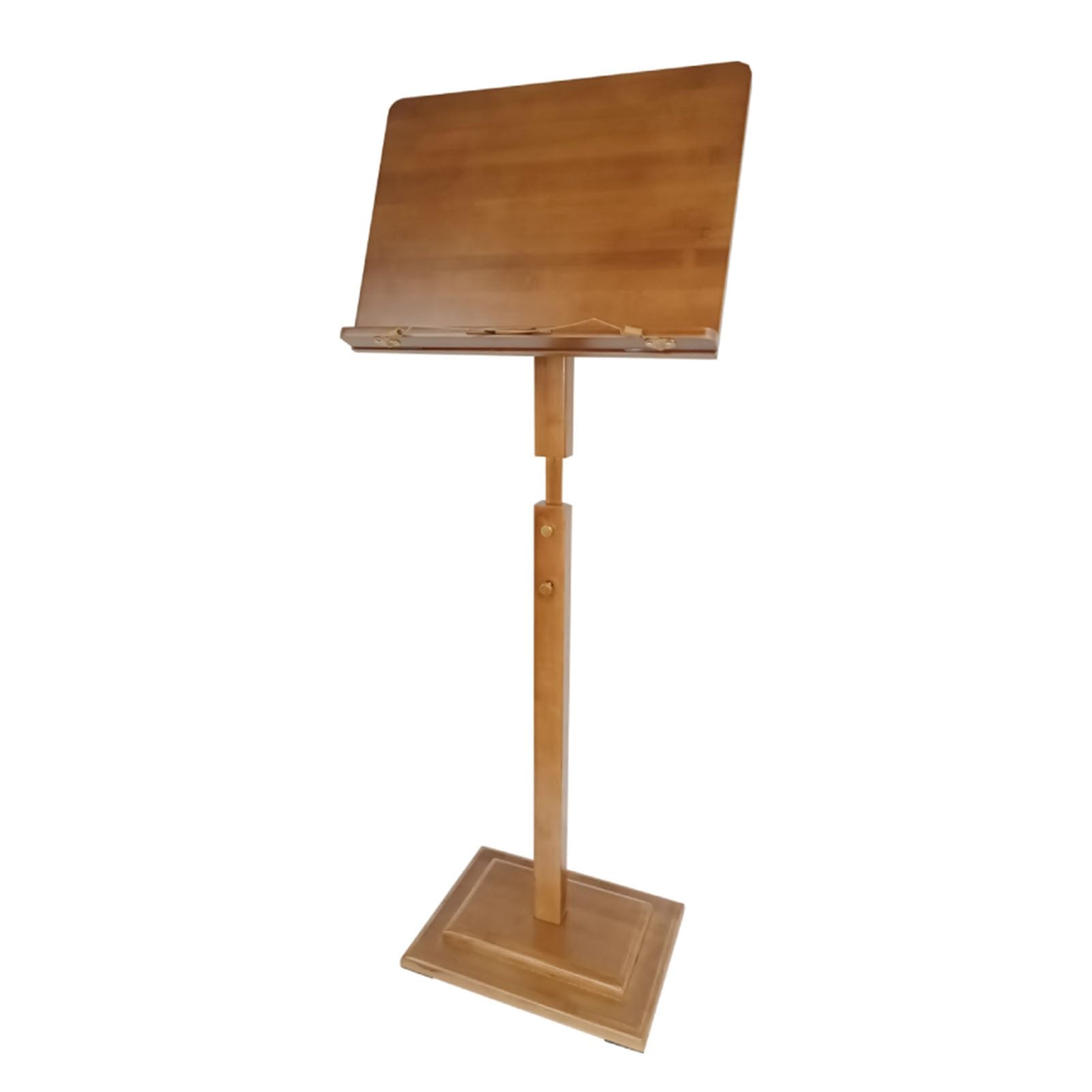 Stojak Na Nuty, Drewniany Stojak Na Nuty, Stabilny Stojak Na Nuty Podwójnego Zastosowania, Regulowana Wysokość, Nadaje Się Do Skrzypiec, Gitarzysty, Zespołu, Występów (Color : Style2, Size : 100-130