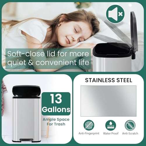 Automatic Stainless Steel Trash Can