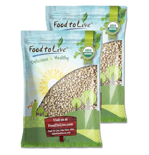 Food to Live Organic Pine Nuts, 18 Pounds  Non-GMO, Whole Raw Pignolias, Unsalted, No Shell, Vegan, Kosher, Bulk Snack. Rich in Vitamin E, Protein. Great for Pesto, Salads, Homemade Desserts