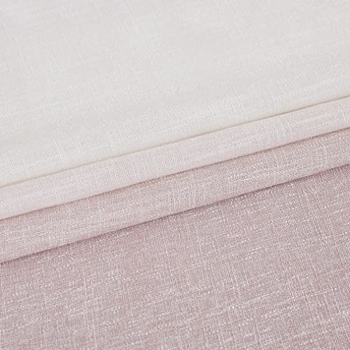 Central Park Cortina plissada ombré semitransparente com 153 cm de comprimento, mistura de raiom, co