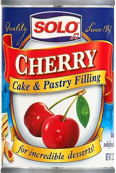 Solo Filling Cherry, 12 Ounce (Pack of 2)