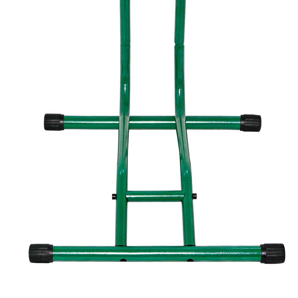 RASENFREUND Stojak na rowery Easy Racin Green stojak do 6 cm do rozmiaru roweru 29" – antypoślizgowe nóżki – stojak do rowerów/rowerów elektrycznych/stojak konserwacyjny