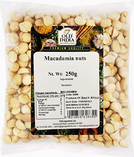 Old India Macadamia Nuts 250g