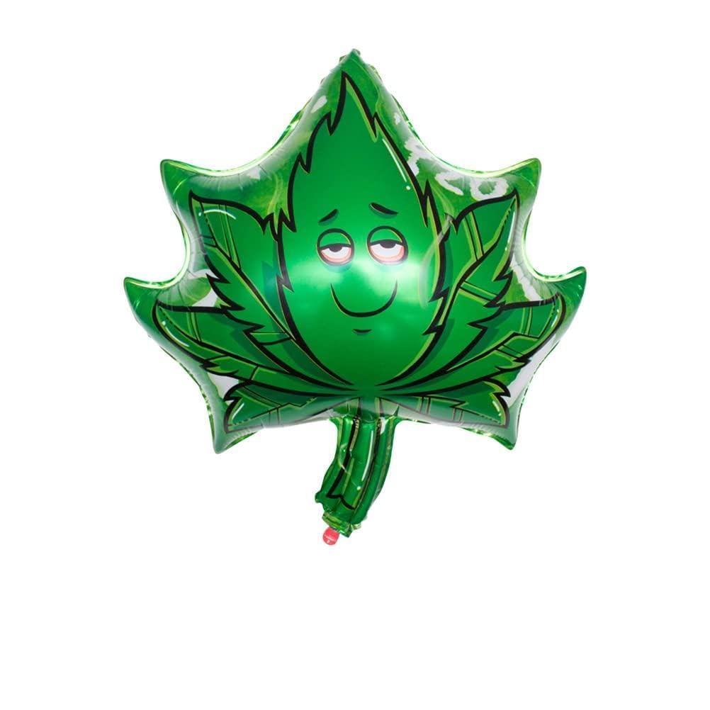 Weed-Ballons, Aluminiumfolie, Latex-Ballons, 52,9 X 56,8 Cm, 12 Zoll, Weed-Partydekorationen für Erwachsene, Geburtstagsparty-Zubehör mit Dickem, Sicherem, Stabilem Design (#2)