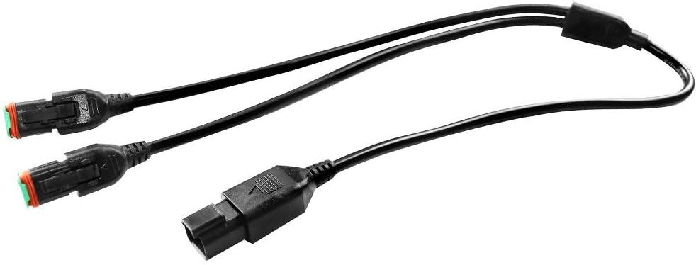 Universal Relay Wiring Harness for LED Light Bars Driving Lights Fog Lights Work Lights (Y-Splitter(24"/60cm 16AWG))