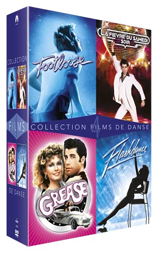 FOOTLOOSE / LA FIEVRE DU SAMEDI SOIR / FLASHDANCE / GREASE - 4 DVD