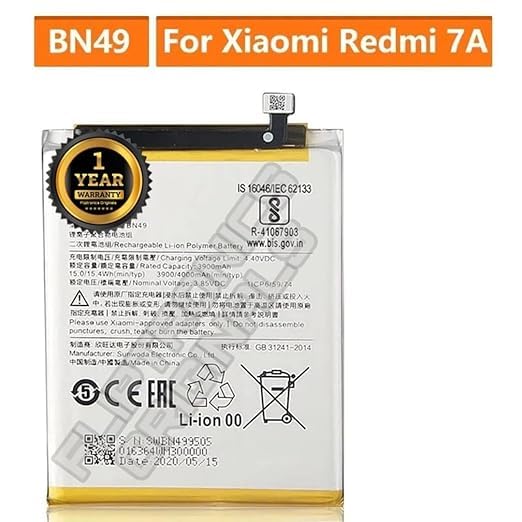 Image of BN49 Battery for Redmi 7A / M1903C3EH /M1903C3EI /MZB7995IN / M1903C3EG Battery with 1 Year Warranty** (DD79)