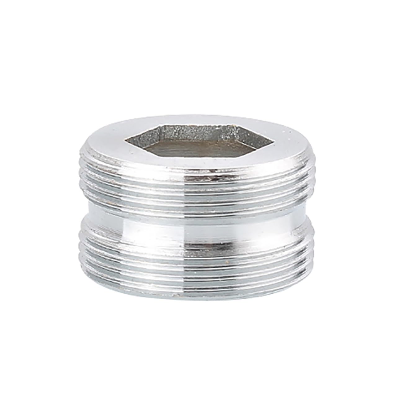 Meklitrz Men's One Color Faucet Aerator Adapter, Thread (M16-M32) To Thread M22,Kitchen Faucet Adapter Connection,Connecting Garden Hose Water Filter Standard Hose Via Diverter(M22-M22)