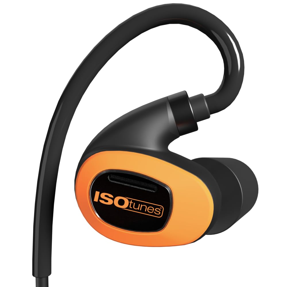 ISOtunes Pro 3.0 Bouchons Anti Bruit Bluetooth EN352 36 DB SNR | Protection auditive EN352 avec audio haute fidélité : 36 dB SNR, 20 h d'autonomie, IP67 eau et poussière