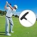 Eiodoni Golf Torque Wrench Tool, Universal T20 and T25 Dual Head Torque Wrench, Plastic and Stainless Steel Golf Wrench Tool, Universal Weights Shaft Adapter Black Golf Club Driver Adjustment Tools