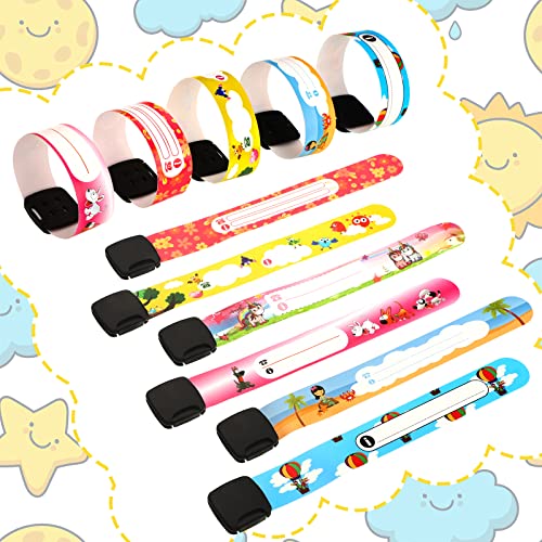 14 Pieces Safety ID Wristband, Reusable