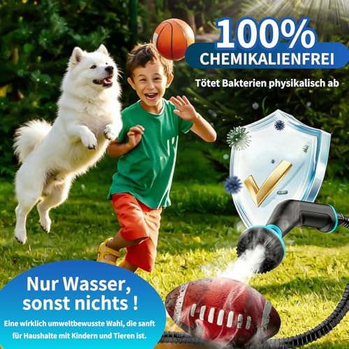 Limpiador a vapor, 6 Velocidades Vaporeta Limpieza de Mano, vaporeta limpieza hogar potente 2500W, 2500ML Limpiador vapor portátil, limpiador de vapor multiusos con 12 accesorios para Cocina,sofá - imagen 4