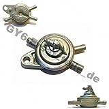 AUSGEZEICHNETER SERVICE TANK - / UNTERDRUCK VENTIL - BENZINHAHN mit 4-ANSCHLÜSSEN für 4-TAKT QMA / QMB / QMI /QMJ GY6 MOTOREN > GY6 ROLLER passend z.B.für BAOTIAN BT49QT-2 / BT125T-7 JINAN QINGQI REX RS BENERO AGM GMX JMSTAR YIBEN HYOSUNG ZNEN SARO BENZHOU YIYING KREIDLER / CHINA ROLLER 50-250