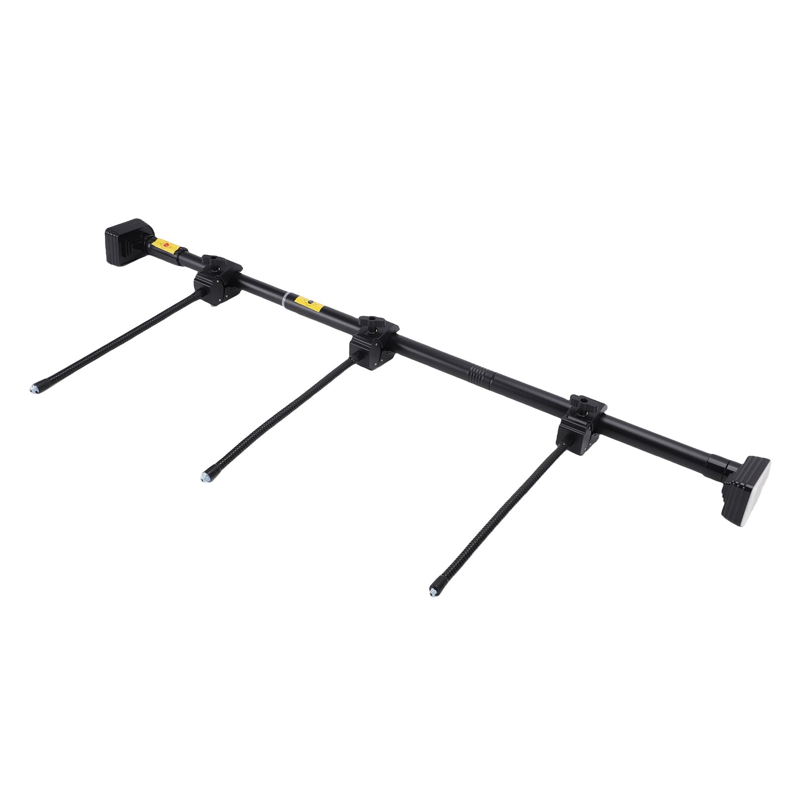 Colgador de Guirnaldas Ajustable y Resistente para Decoraciones Navideñas, Coronas de Luces, Acero Inoxidable de Alta Resistencia para Marco de Puerta Delantera, Pared, Negro Tamaño: (80 a