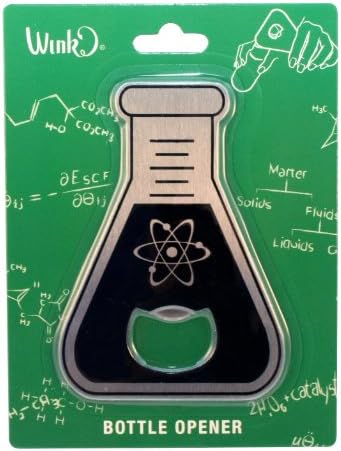 Flask Shaped Bottle Opener - Great Science Gift