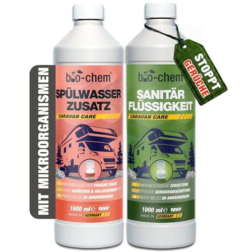 bio-chem Campingtoiletten Zusätze Set 2x 1L