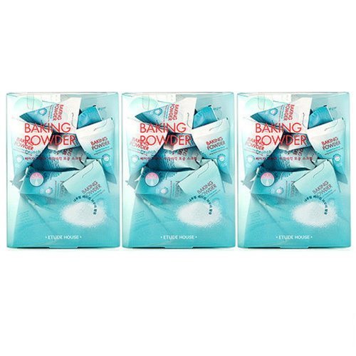 3 Sets 72packs Etude House Baking Powder Crunch Pore Scrub 7g Cleanser