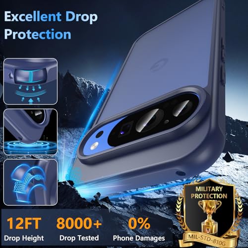 Coque Google Pixel 10 Pro antichoc bleu pour vos sorties et voyages - 4