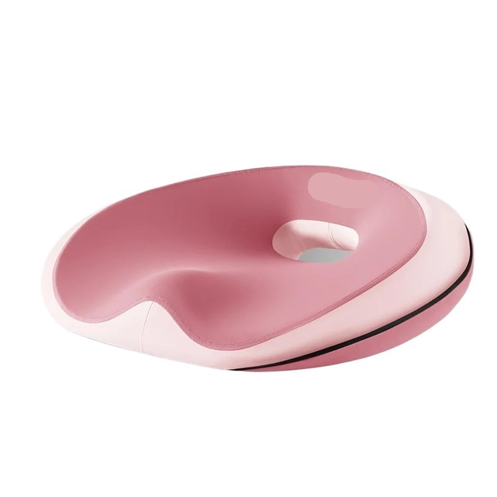 Cojin Silla Oficina Cojín de Asiento Brocado con Soporte for la Cintura for Silla Oficina, cómodo y for quienes se quedan sedentarios no cansan(Pink,50x46x15cm 2pcs)