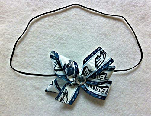 Eagles Baby Girl Boutique Bow Elastic Headband