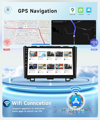Image of [8 CORE 6G+128G] Car Radio Stereo for Honda CRV 2007-2011