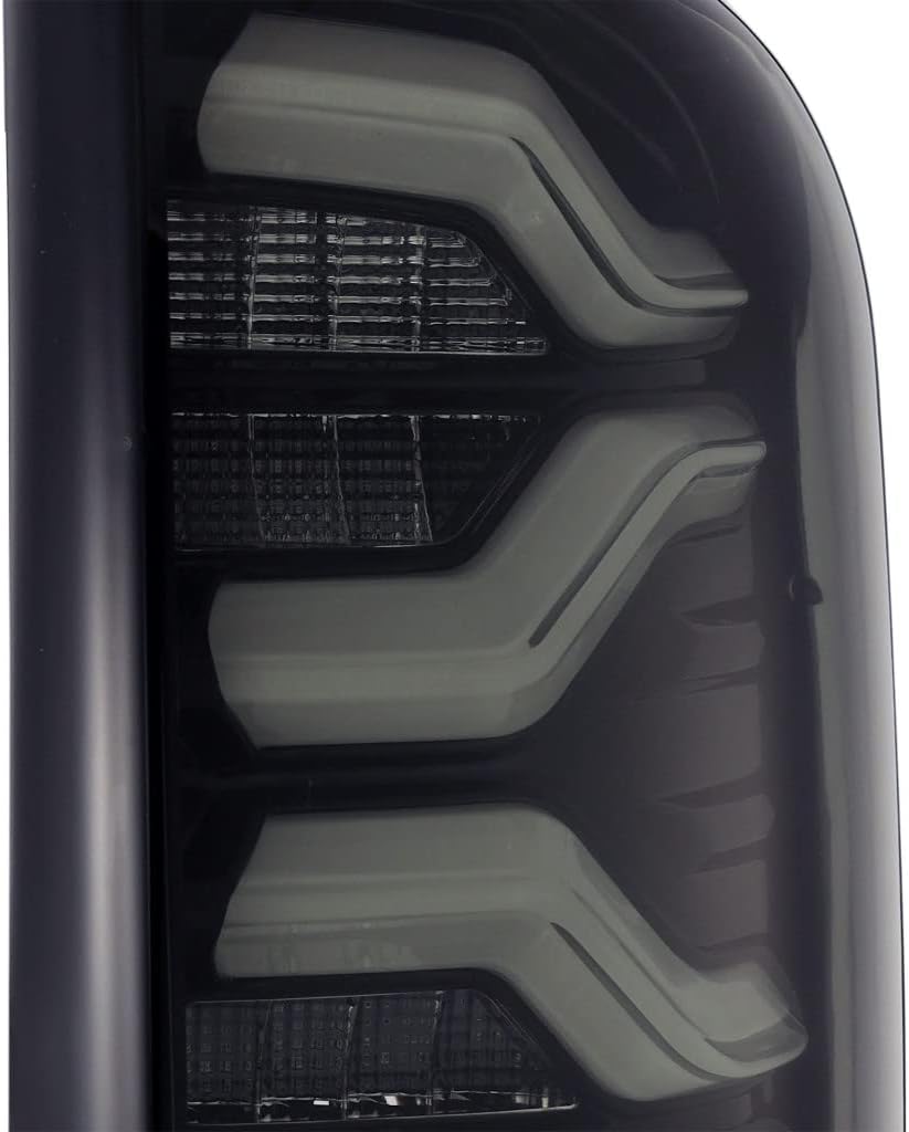 AlphaRex For Toyota Tacoma 2016-2020 LED Tail Lights PRO-Series | Jet Black | 680010