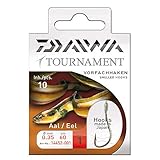 Hersteller: Daiwa Daiwa Tournament Aalhaken Vorfachhaken 60cm 10Stk., Gr. 1