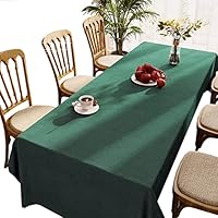 Tovaglia Rettangolare In Finto Lino JUCFHY – Antimacchia E Impermeabile, Lavabile, Colore Verde Acqua, 152x350 Cm