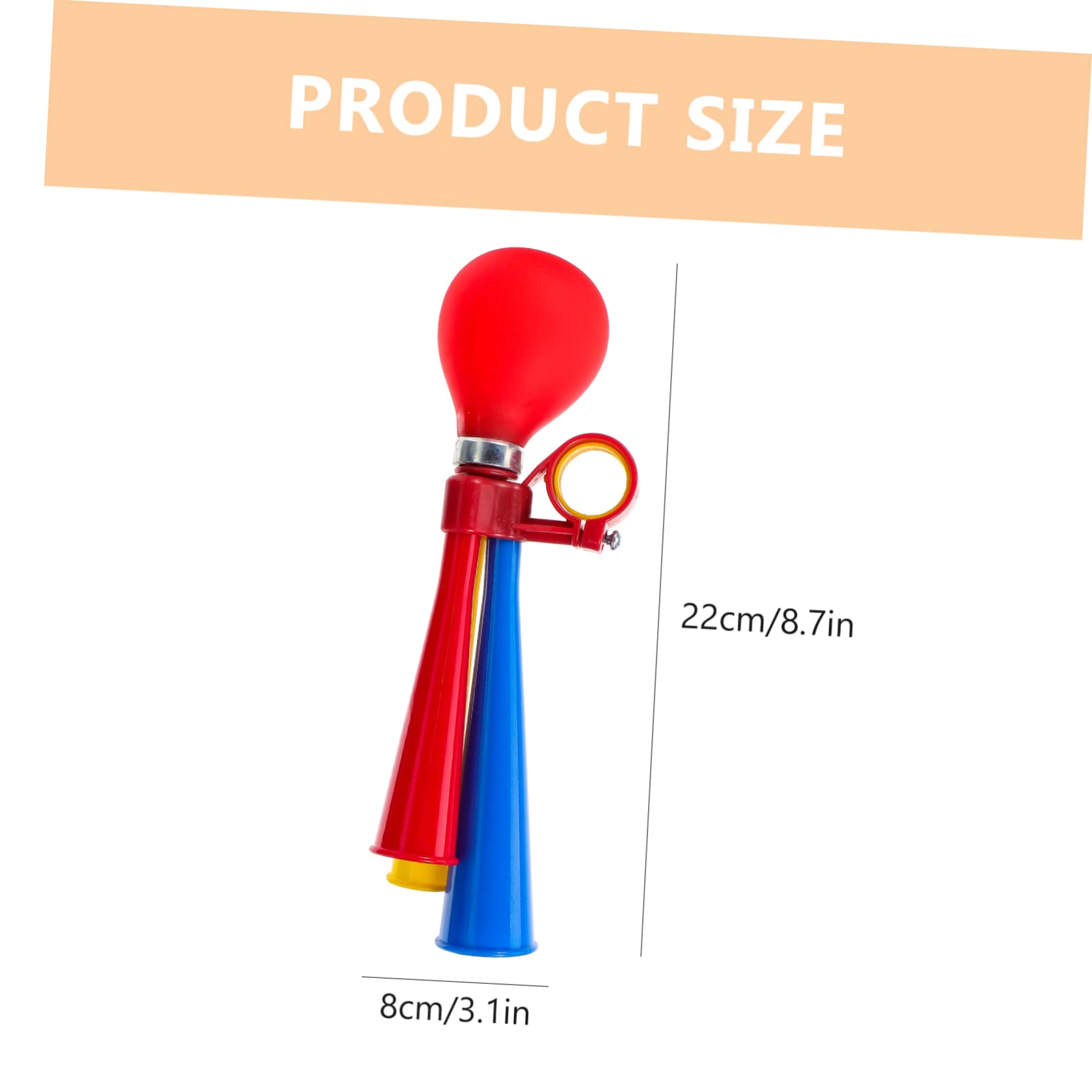POPETPOP 2pcs Super Bike Horns Retro Bike Horns for Adults Loud Sound for Safety Random
