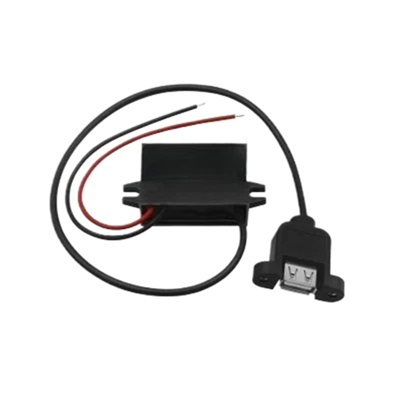 DC DC 8-85V to 5V 3A Output Step Down Type-C USB Converter 12V 24V 36V 48V 60V 72V 80V to 5V with Car Charger Power Supply(Single Ear USB)