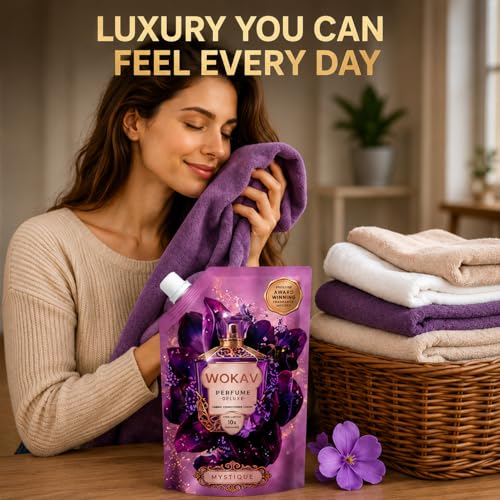Image of Liquid Fabric Conditioner 1L | After Wash Softener for Machine &Hand Wash | 10x Long Lasting Perfume Fragrance | Anti-Static | Suitable forAll Fabrics | Men & Women