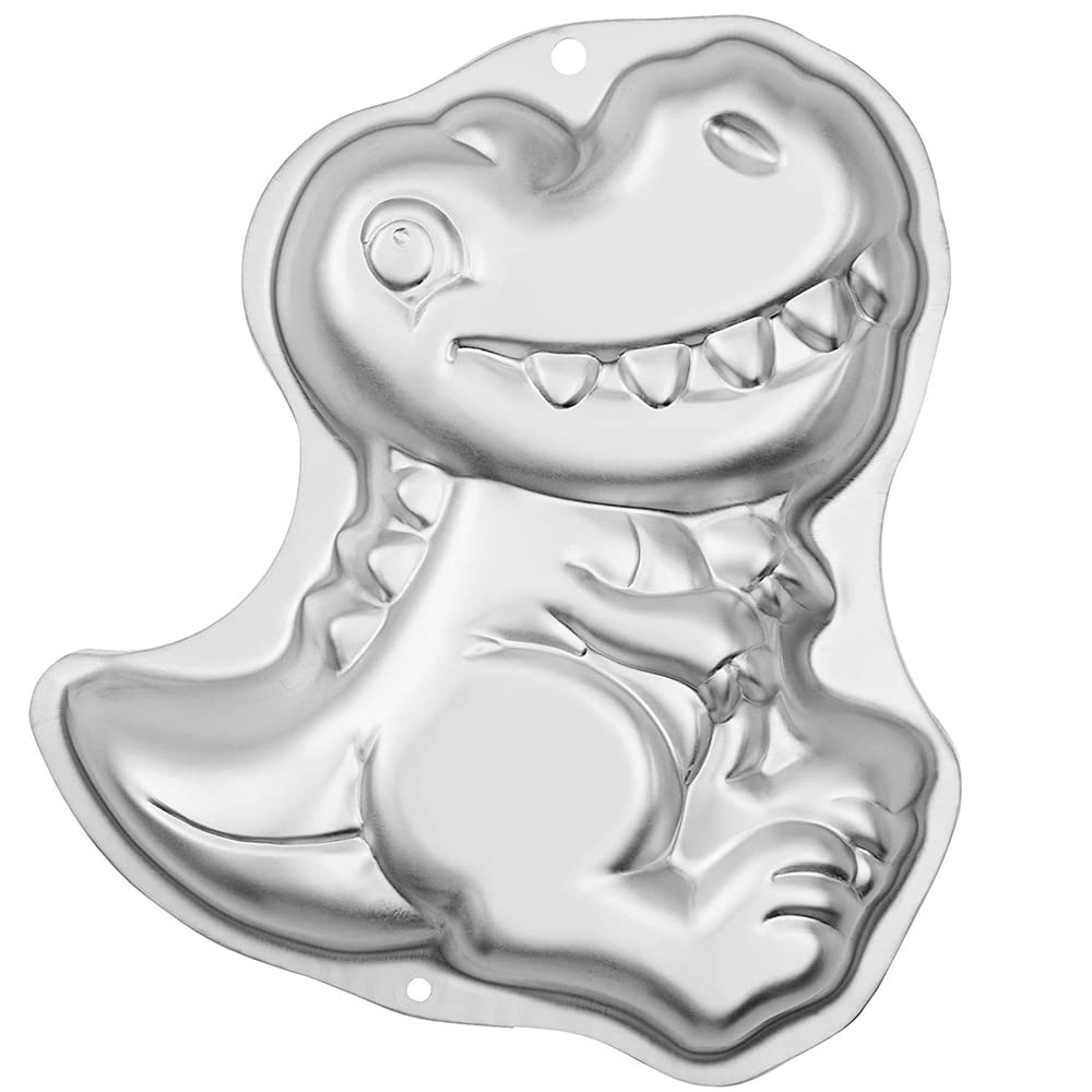 Dinosaur Cake Pan for Baking, Kids 3D Dino Cake Pan,Aluminum Cake Mold DIY Birthday Cake Mould Kitchen Supplies for Dinosaur Cake