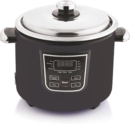 Cookup 1.8 Litres Digital/Multipurpose Electric Rice Cooker | 2 Stainless Steel Cooking Pot | Stainless Steel Steamer | 11...