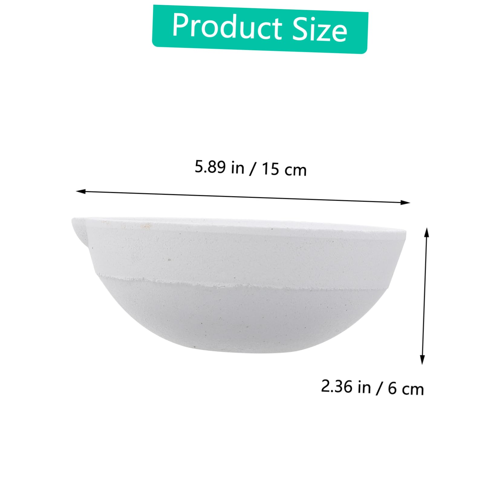 IWOWHERO 1Pc Quartz Melting Casting Crucible Pot for Gold Silver Platinum High-Temperature Resistance