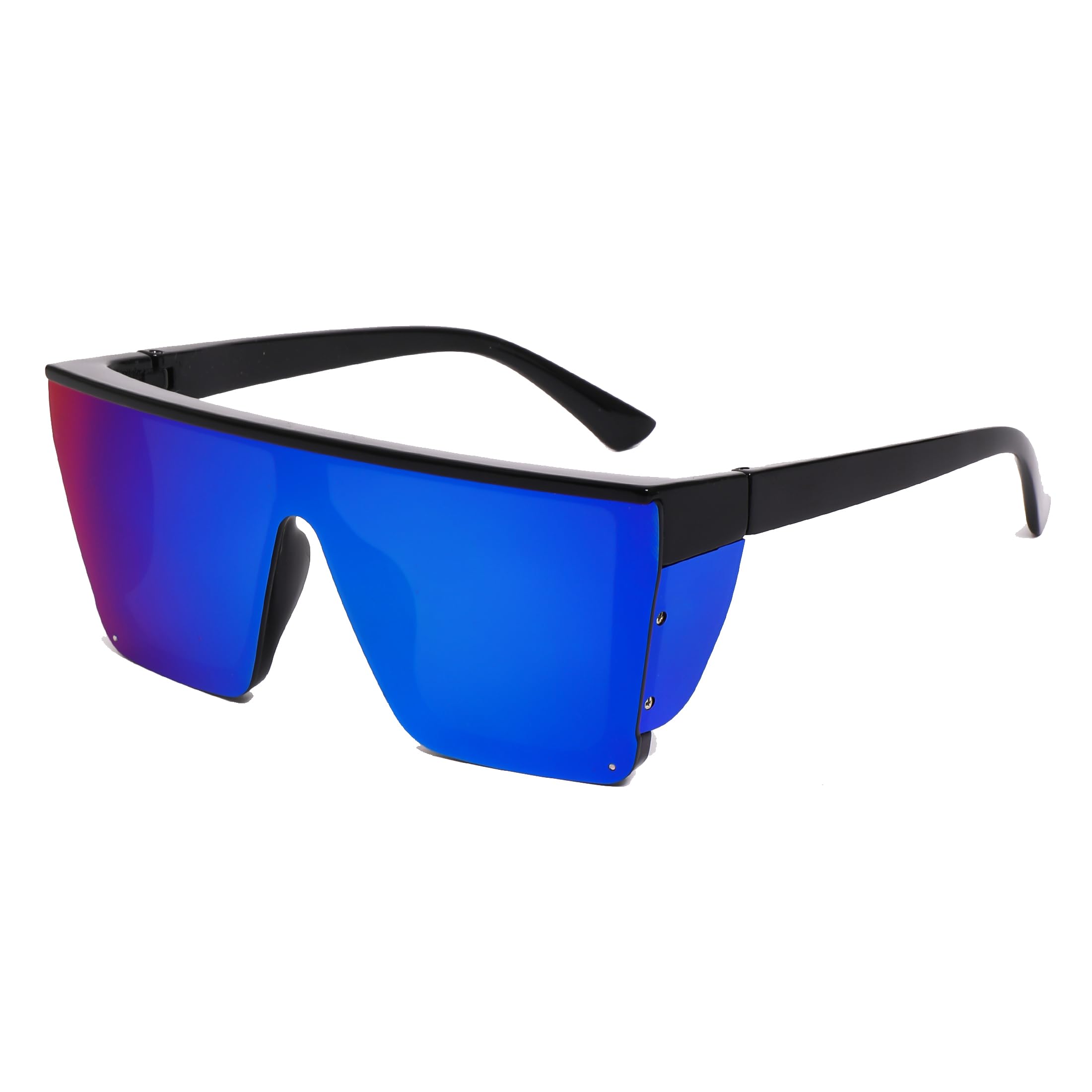 Z87 Safety Sunglasses Flat Top Classic Square Sunglasses UV 400 Protection for Men