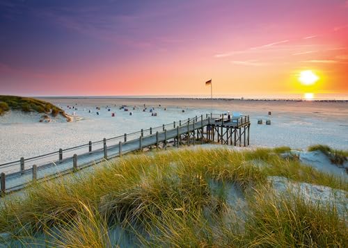 Ravensburger - Puzzle 1000 pièces - Coucher de Soleil sur Amrum