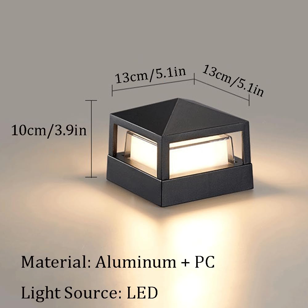 Farola LED Impermeable Para Exteriores, Ideal Para Vallas De Jardín.