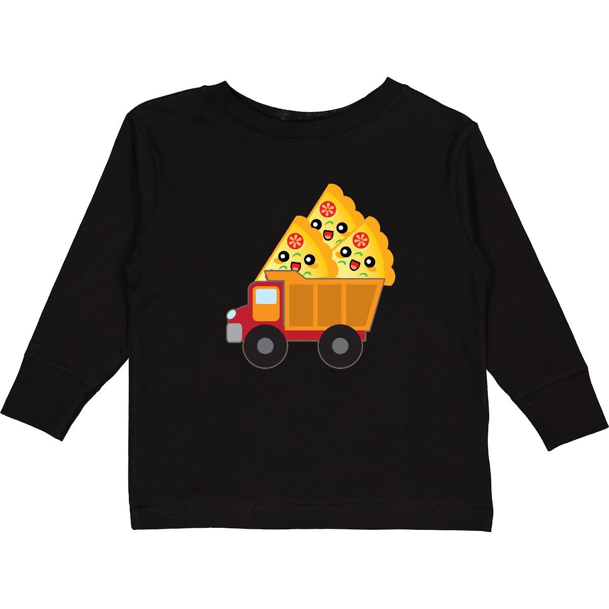 inktastic Pizza Lover Food Truck Funny Toddler Long Sleeve T-Shirt
