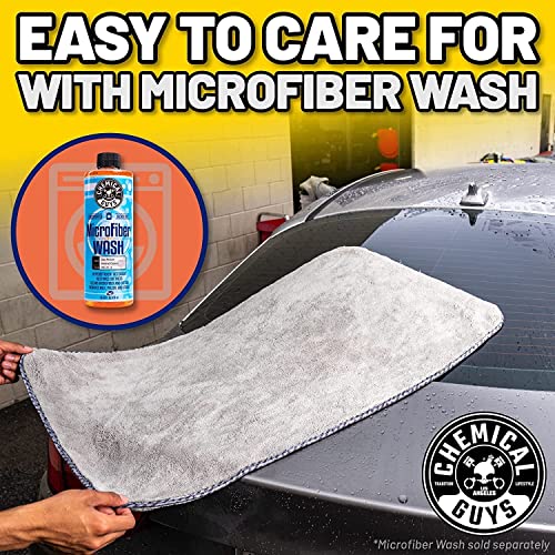 Chemical Guys MIC1995GGB Mammoth Bundle - 1 Blue Woolly Mammoth Microfiber Dryer Towels (36"x 25") 2 Grey Woolly Mammoth Microfiber Dryer Towel (36"x 25") Cars, Trucks, Pets, Messes - 3 Towel Kit - image 7