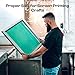 Caydo 4 Pieces Large Dry Sift Screen Set, 20 x 24 Inch Aluminum Screen Printing Frames with 110, 160, 230, 305 Mesh (2 White 2 Yellow) for Screen Printing
