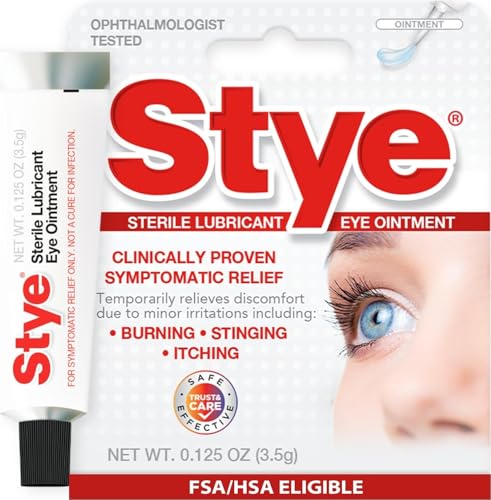 Image of Stye Sterile Lubricant Eye Ointment, Eye Symptom Relief, 0.125oz