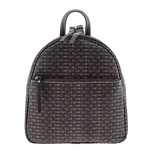 El Potro 1120 Multicolor Mochila en Lona Talla: Color: MARRON