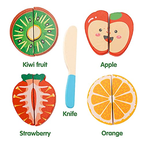 Cucos Wooden Cutting Puzzles For Kids Ages 1-5 Years Old, Fruit Vegetable Toddler Puzzles, Learning Toys Educational Gift For Girls And Boys #TOP7