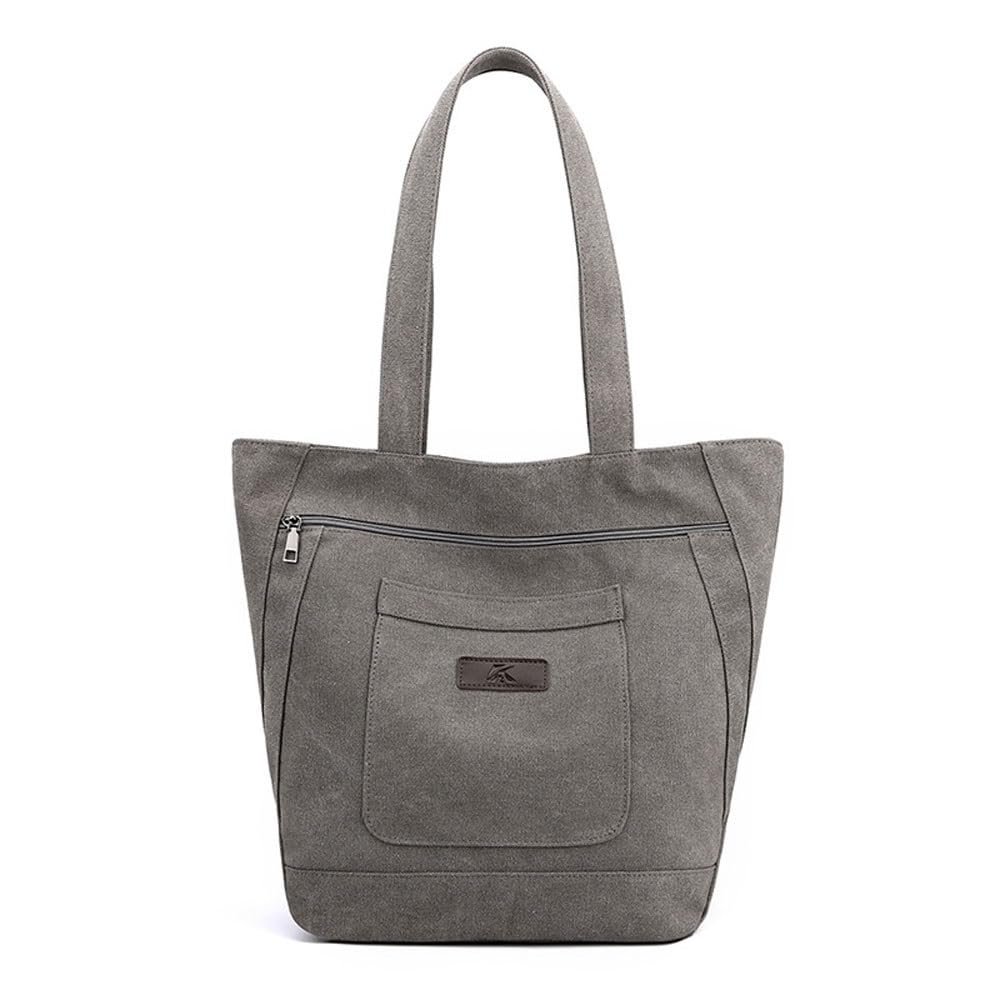 Sac à Bandoulière en Toile HAZARA Grand Cabas de Voyage et Travail pour Femme