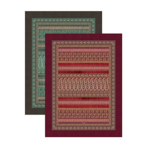 Bassetti Piazza Ducale Teppich, Baumwolle, Polyester, Rosso-r1, 150 cm x...