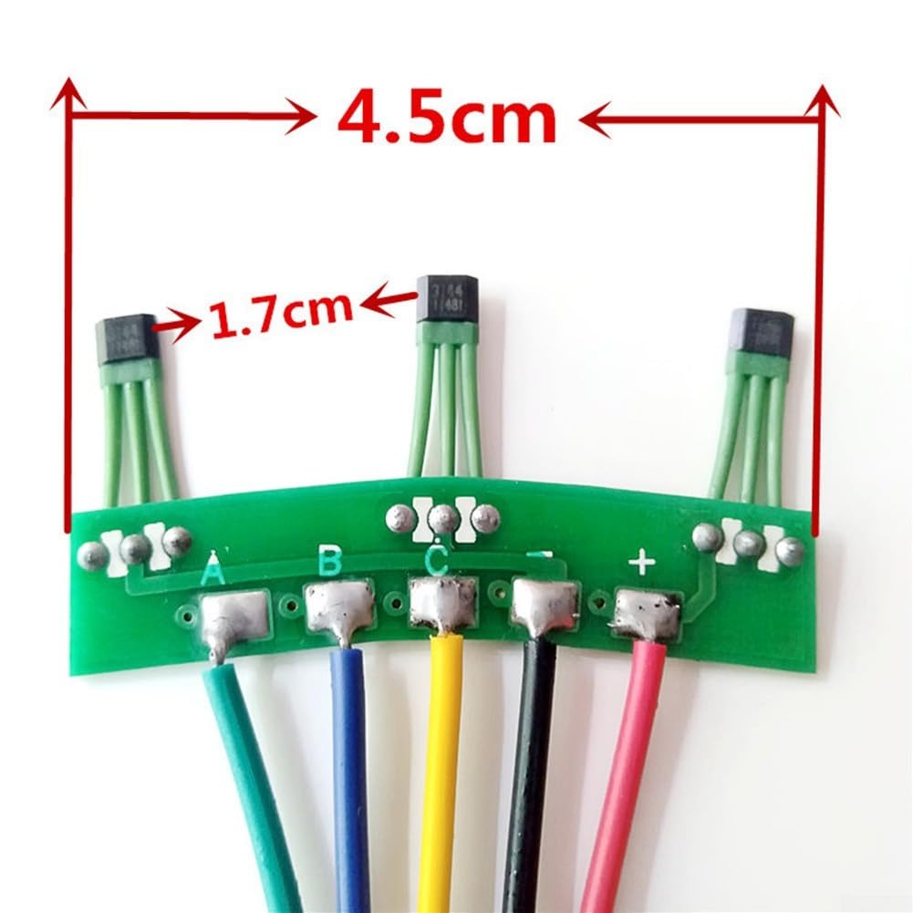 Electric Vehicles Motor Hall Sensor with Board Cable Replacement Part,3144/3413 Motor Hall Sensor Motor Sensor Hall Element E Bike