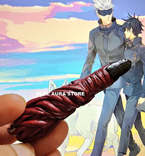 Image of Blue Aura Jujutsu Kaisen Action Figure with Sukuna Finger Figures Set of 4 (Jujutsu with Sukuna Finger)