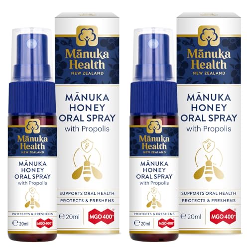 マヌカヘルス マヌカハニー オーラルスプレー 20mL◆2本セット MGO400+ プロポリス配合 ニュージーランド産 のどスプレー manukahealth 富永貿易のサムネイル