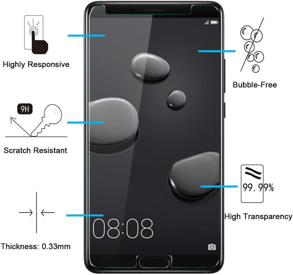 Image secondaire de Verre Trempé Ultra Résistant pour Huawei Mate 10 - Lot de 2
