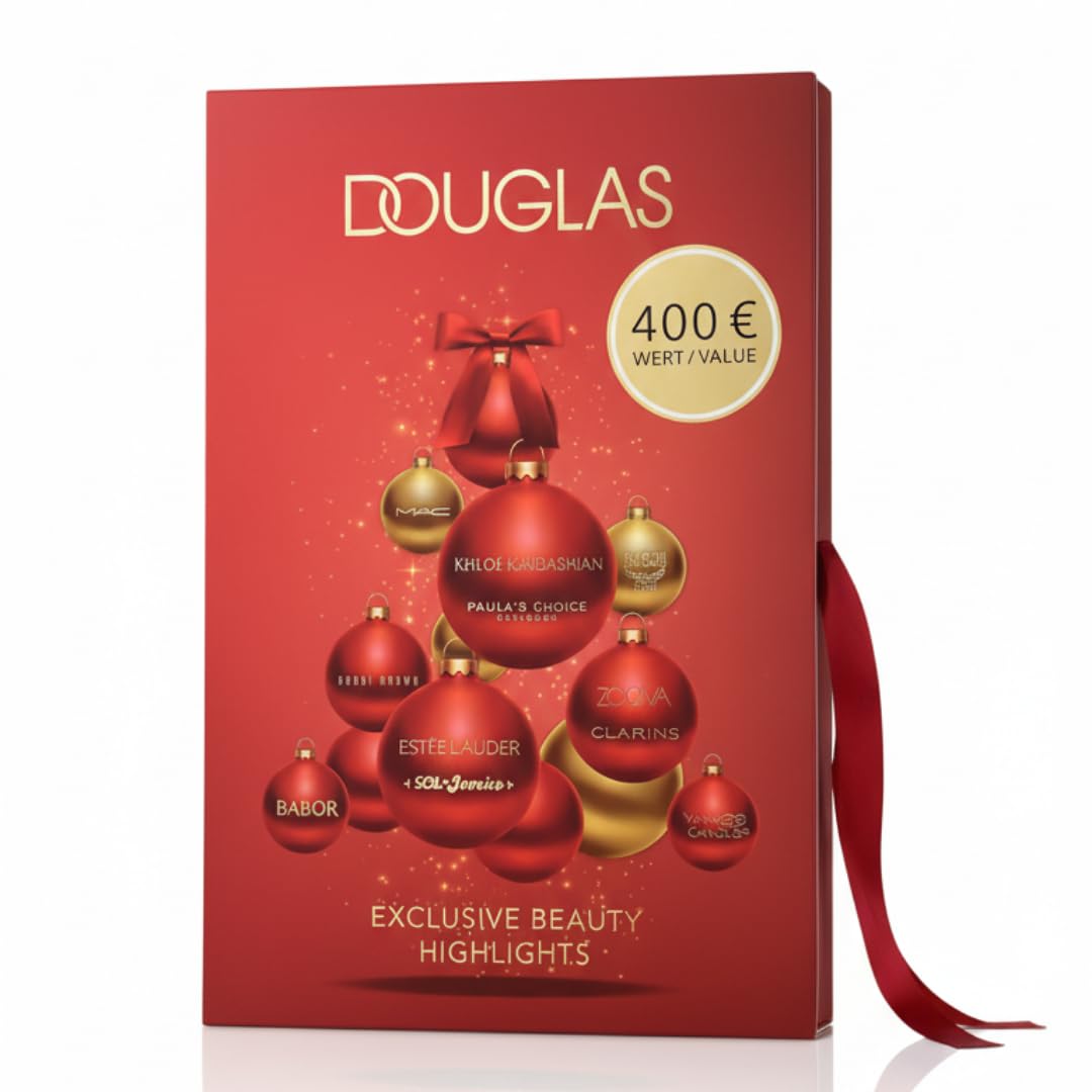 Douglas Adventskalender 2025 Frauen, Exclusive mit Pflegeprodukte, Make-up, Luxus Kosmetik Set, Advent Kalender Beauty für Frau und Damen, Advent Calendar, Weihnachtskalender 2025 (Wert 400€)
